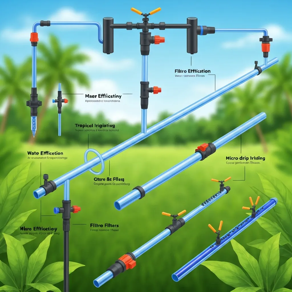 Sistemas de riego para clima tropical
