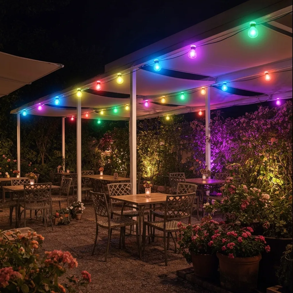 Iluminación para espacios exteriores